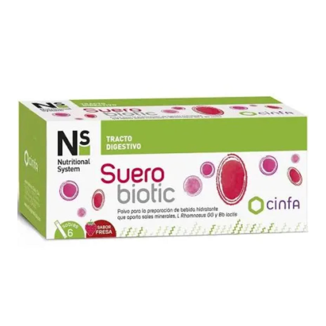 NS SUEROBIOTIC SABOR FRESA 6 SOBRES