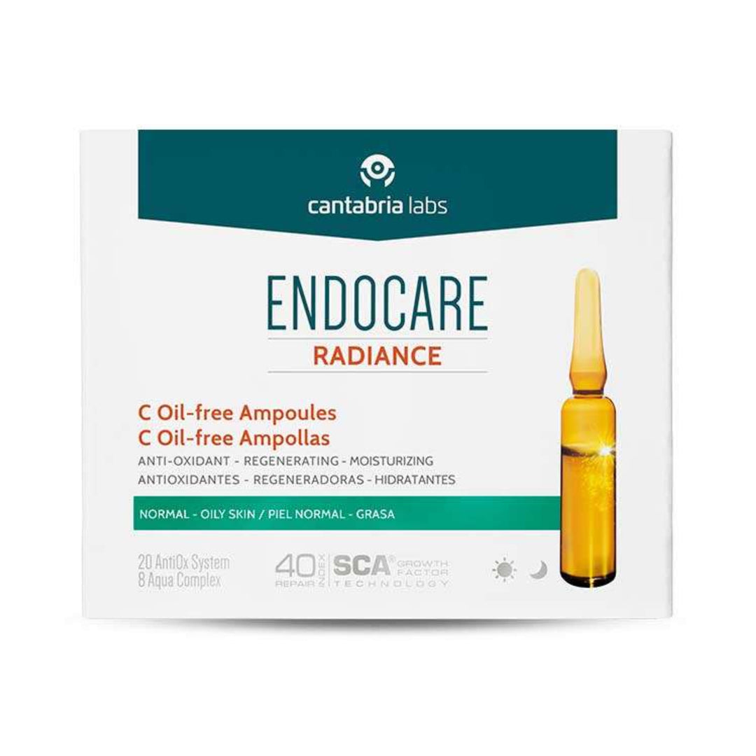 ENDOCARE RADIANCE C OIL FREE ; 10 AMPOLLAS
