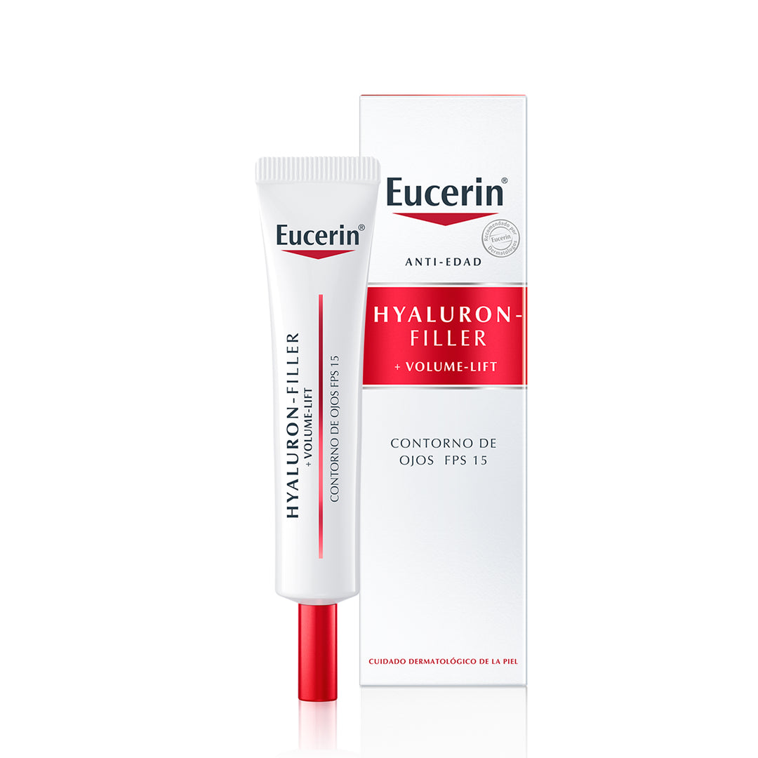 EUCERIN HYALURON FILLER + VOLUME LIFT CONTORNO DE OJOS FPS 15; 15ML