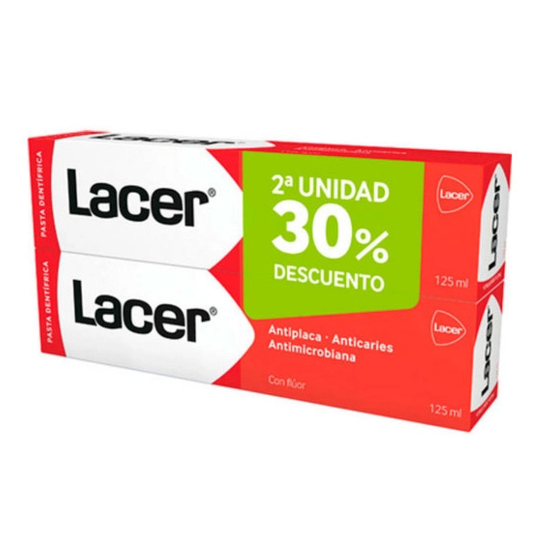 LACER DUPLO PASTA DENTIFRICA; 125 ML