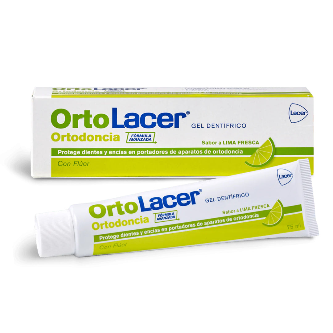 ORTOLACER GEL DENTIFRICO SABOR LIMA FRESCA; 75 ML