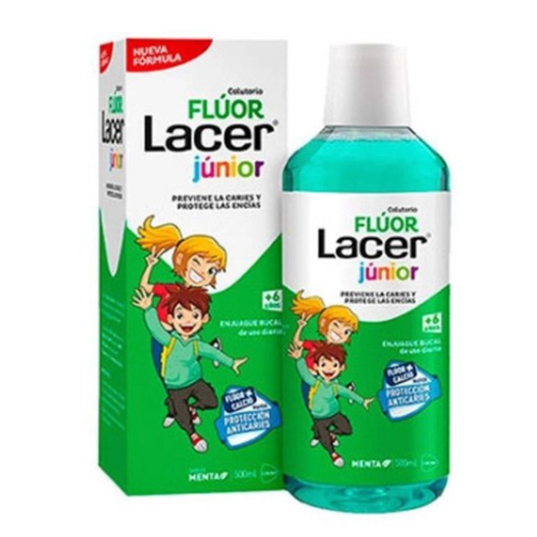 LACER COLUTORIO FLUOR DIARIO 0,05 % SABOR MENTA;500ML