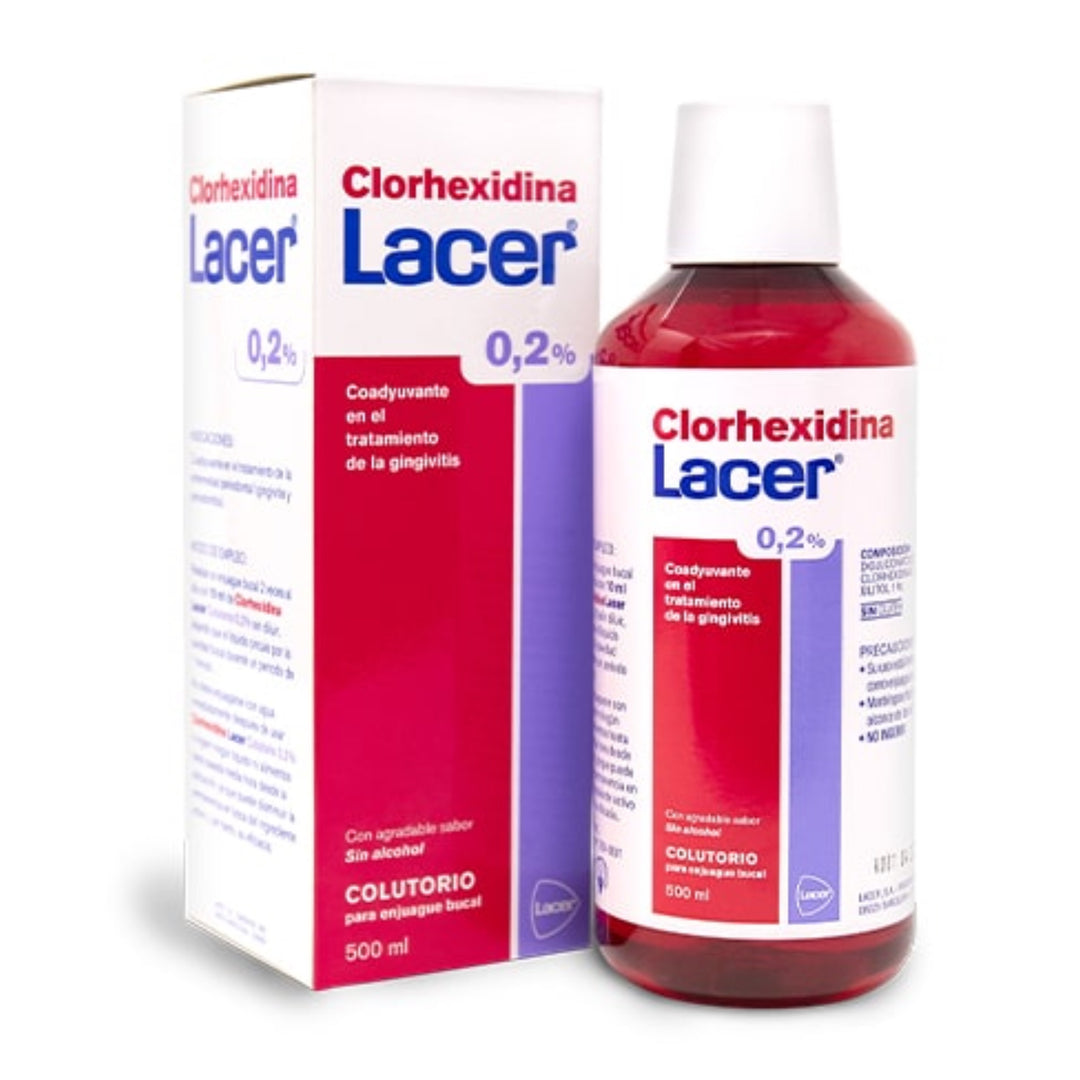 LACER COLUTORIO CLORHEXIDINA 0.2%;500 ML