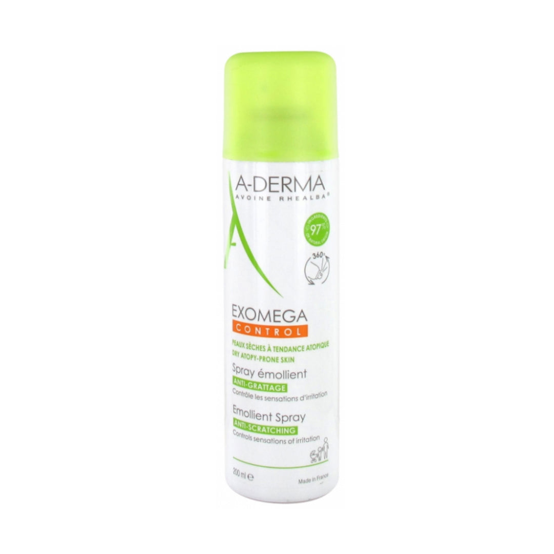A-DERMA EXOMEGA CONTROL SPRAY EMOLIENTE ANTI-RASCADO; 200 ML