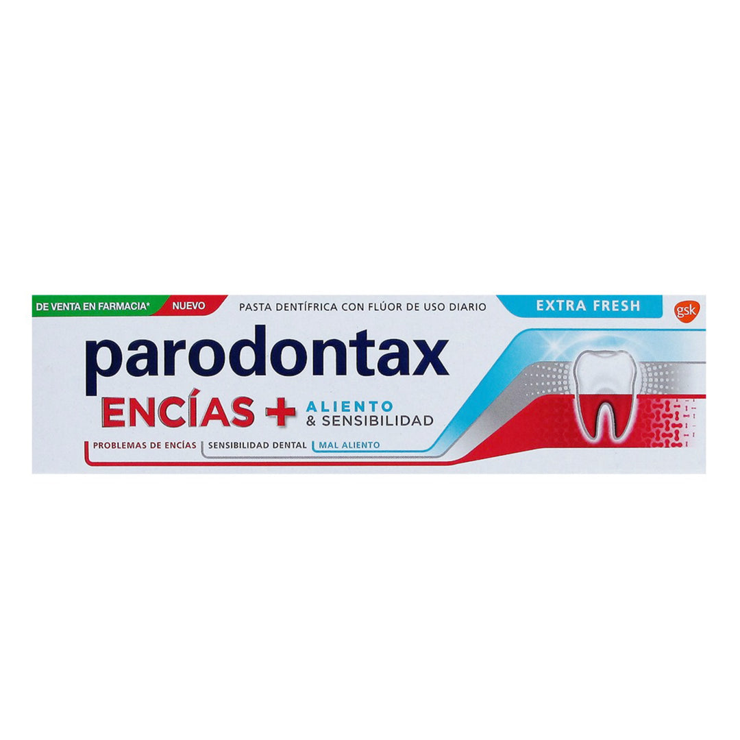 PARODONTAX ENCIAS + ALIENTO & SENSIBILIDAD PASTA DE DIENTES ; 75 ML