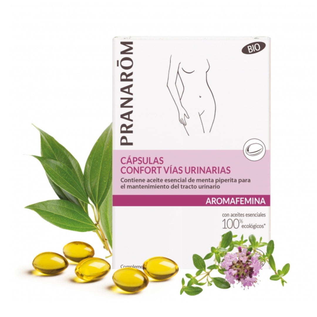PRANAROM AROMAFEMINA CONFORT VÍAS URINARIAS BIO ; 30 CAP