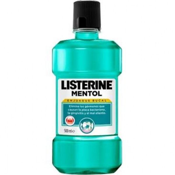 LISTERINE SABOR MENTOL; 500 ML
