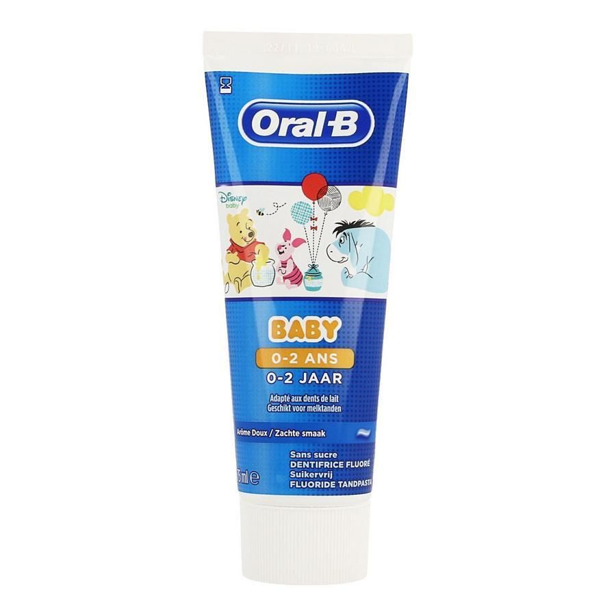 ORAL-B BABY PASTA DENTAL 0-2 AÑOS DISEÑO WINNIE; 75 ML