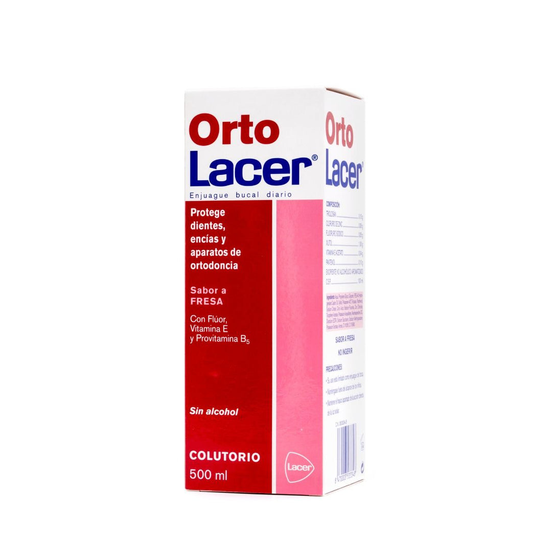 ORTOLACER COLUTORIO SABOR FRESA; 500 ML