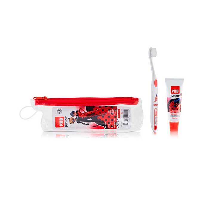 PHB KIT DENTAL NECESER JUNIOR PLUS PASTA Y CEPILLO