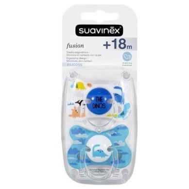 SUAVINEX CHUPETE SILICONA T ANATOMICA + 18 M 2 U