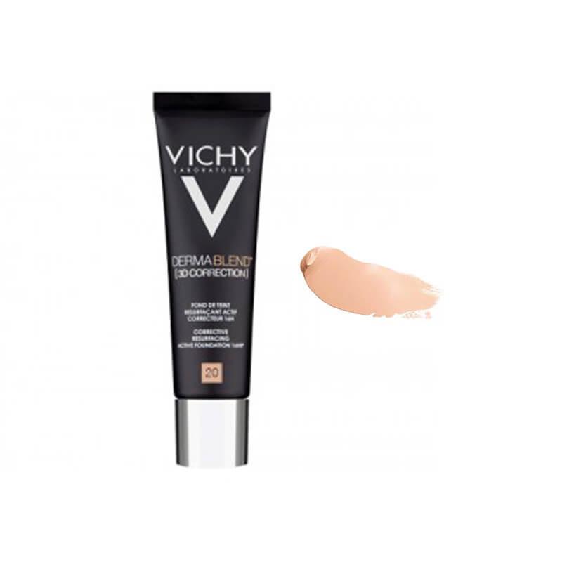 VICHY DERMABLEND 3D CORRECTION TONO 20; 30 ML