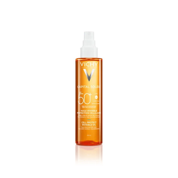 VICHY CAPITAL SOLEIL SPF 50+ ACEITE CELL PROTECT; 200 ML
