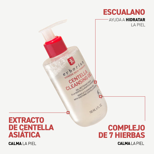 ERBORIAN CENTELLA CLEASING GEL ; 180 ML