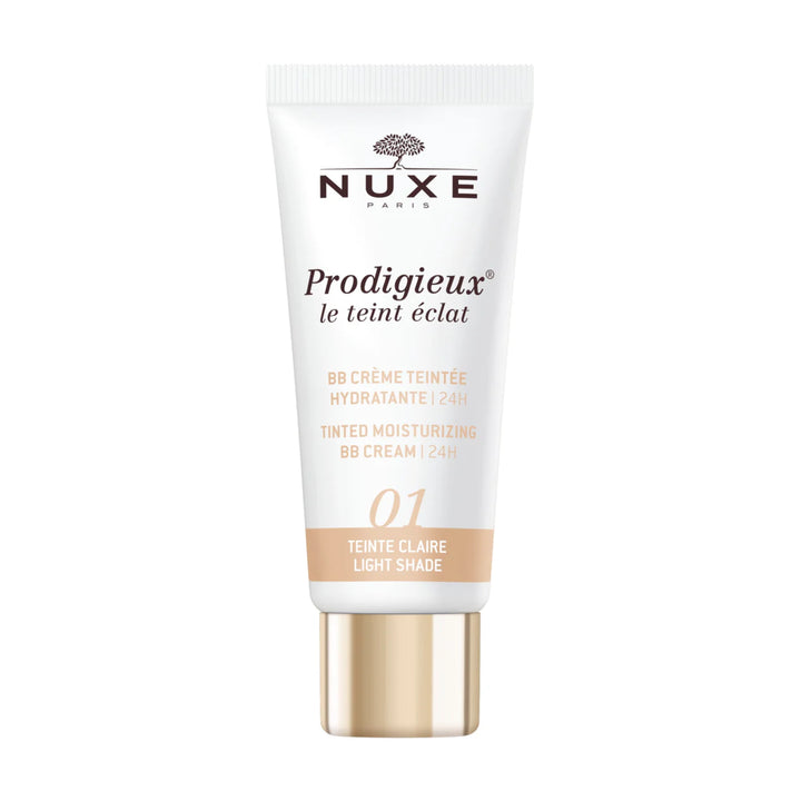 NUXE PRODIGIEUX BB CREAM HIDRATANTE 01 TONO CLARO; 30ML