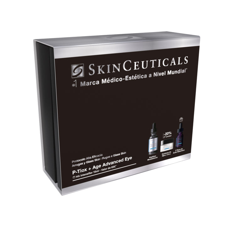 SKINCEUTICALS PROTOCOLO ARRUGAS Y GLASS SKIN ( P-TOX + AGE ADVANCED EYE)