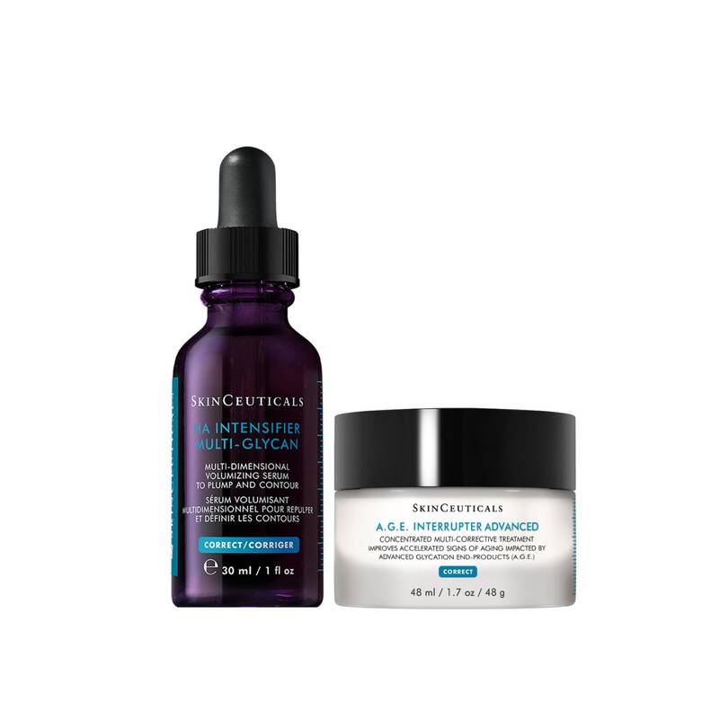 SKINCEUTICALS PROTOCOLO RELLENO Y VOLUMEN ( AGE INTERRUPTER CREMA + HA INTENSIFIER)