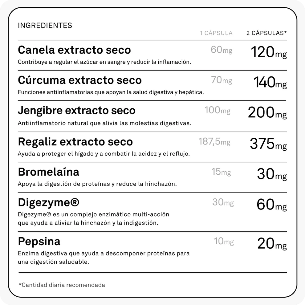SUPERLATIVA DIGEST ON; 60 CAPS