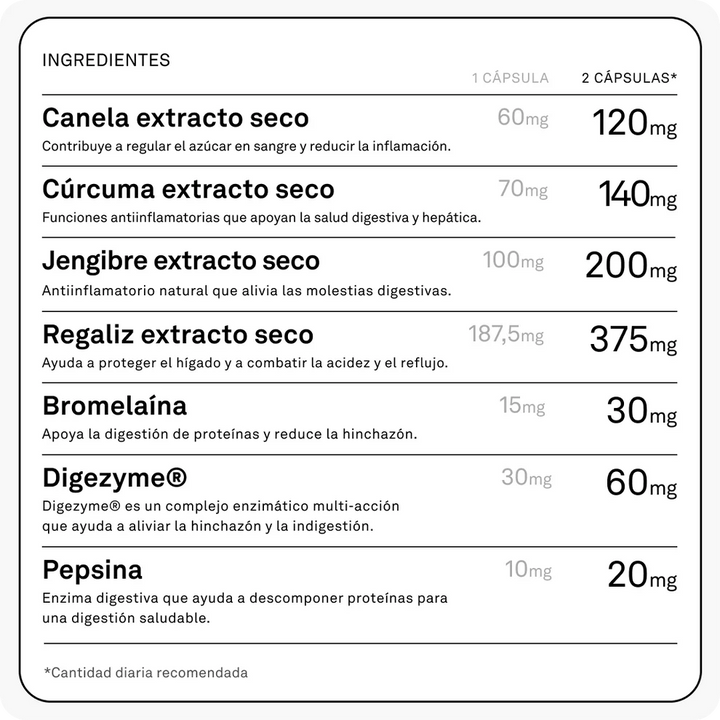 SUPERLATIVA DIGEST ON; 60 CAPS