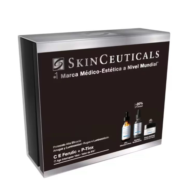 SKINCEUTICALS PROTOCOLO  ARRUGAS Y LUMINOSIDAD (C- FERULIC + PTIOX)