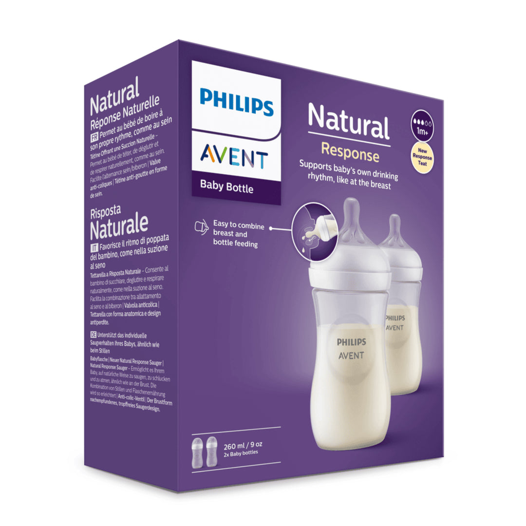 AVENT BIBERON NATURAL RESPONSE 2U 260ML