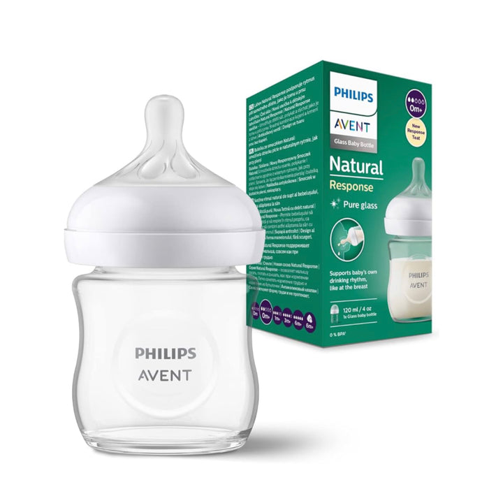 AVENT BIBERON CRISTAL NATURAL RESPONSE 120ML