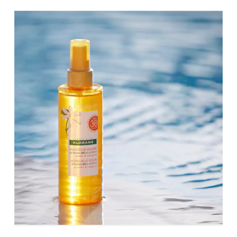 KLORANE POLYSIANES SPRAY ACEITE SECO SOLAR SPF30 ; 200 ML
