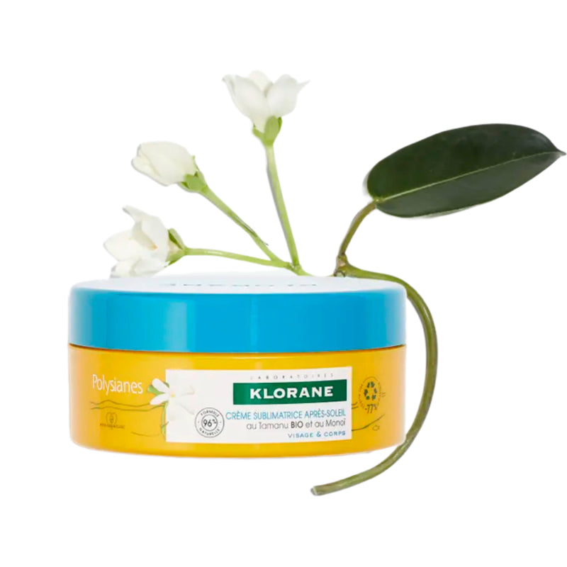 KLORANE POLYSIANES CREMA AFTER SUN ROSTRO Y CUERPO ; 200 ML