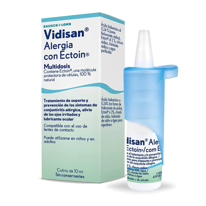 VIDISAN ALERGIA CON ECTOINA ; 10 ML