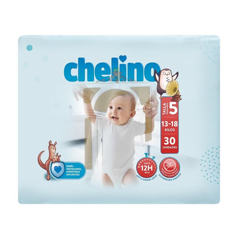 CHELINO PAÑAL INFANTIL FASHION & LOVE T- 5 (13 - 18 KG) 30 PAÑALES