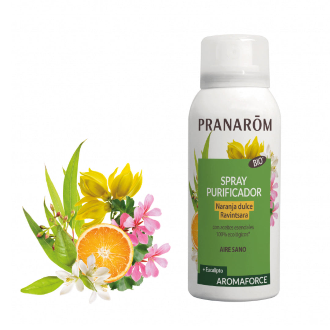 PRANAROM AROMAFORCE SPRAY PURIFICADOR NARANJA BIO.