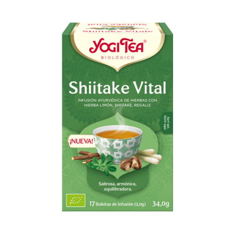 YOGI TEA SHIITAKE VITAL ; 17 BOLSITAS