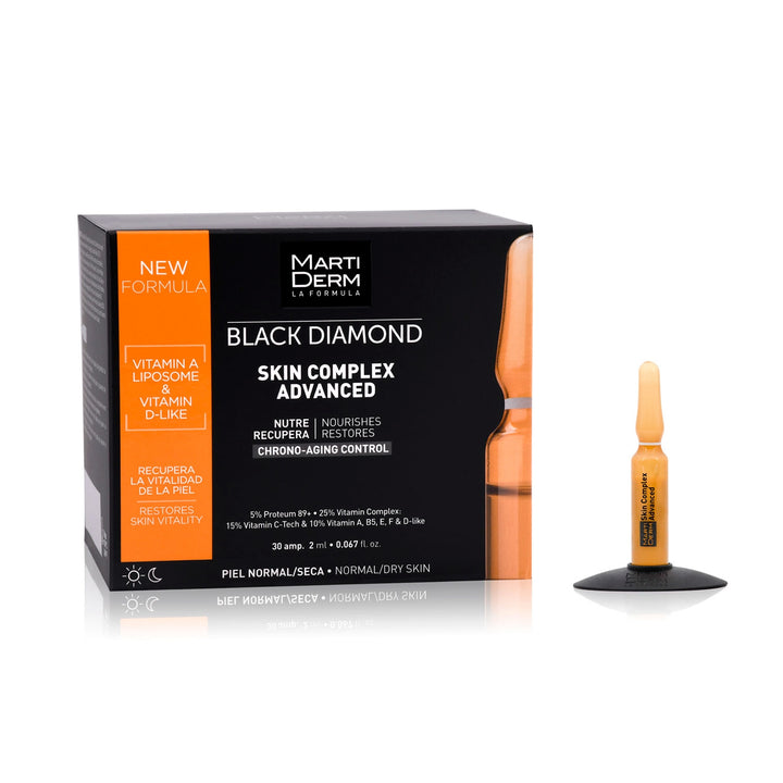 MARTIDERM BLACK DIAMOND SKIN COMPLEX ADVANCED 30 AMPOLLAS; 2 ML