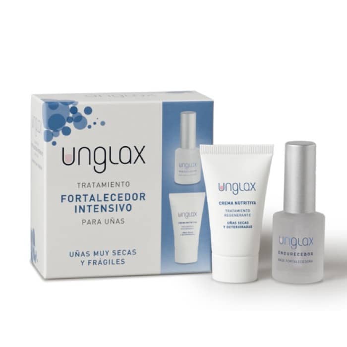 UNGLAX PACK TTO INTENSIVO UÑAS ENDURECEDOR + CREMA , 10 ML, 15 ML